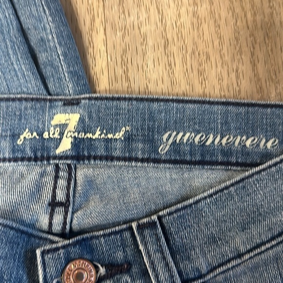 Seven for mankind light blue skinny jeans, size 25 - Picture 3 of 8